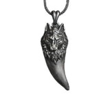Wolf Fang Silver Pendant