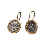 Alexander the Great Replica Coin Earrings