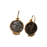 Ancient Coin Hinged Earring