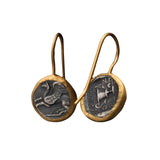 Ancient Griffin Replica Coin Earring