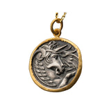 Ancient Unicorn Coin Pendant