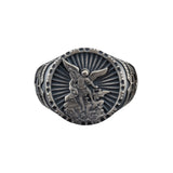 Archangel Saint Michael Signet Ring
