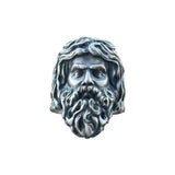 God Zeus Silver Men's Ring