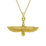 Gold Isis Goddess Pendant