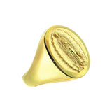 Gold Virgin Mary of Guadalupe Ring