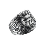 Lion Head Band Ring