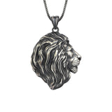 Lion Head Relief Pendant