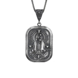 Mother Mary Silver Medallion