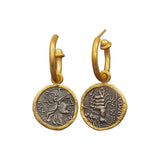 Replica Marcus Aufidius Rusticus Coin Earring