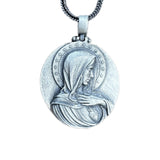Sacred Heart Of Virgin Mary Necklace