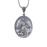 Saint Roch Medallion Necklace