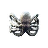 Silver Ocean Kraken Octopus Ring