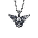 Skull with Wings Necklace