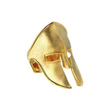 Solid Gold Gladiator Helmet Ring