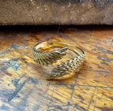 Gold Angel Wings Ring