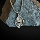 925K Sterling Mother and Child Necklace