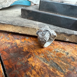 925K Silver Owl Ring