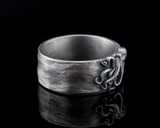 Silver Octopus Band Ring