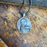 Sacred Heart Of Virgin Mary Necklace