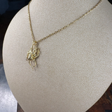 Real Gold Octopus Necklace