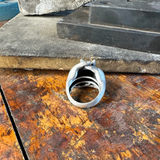 Wolf Head Silver Ring