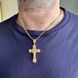 Jesus Crucifix Real Gold Pendant