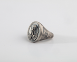 Virgin Mary and Baby Jesus Signet Ring