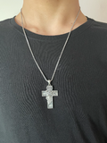 Jesus Christ Cross Silver Pendant