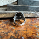Ornamented Skull Silver Ring