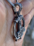 Thor's Hammer Silver Necklace