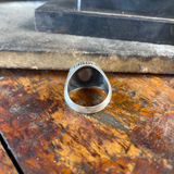 Nature Inspired Wild Wolf Silver Ring