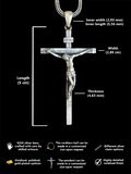 3D Jesus Cross Pendant