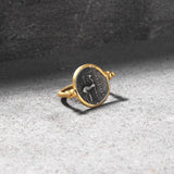 Ancient Bee Replica Coin Reversible Ring
