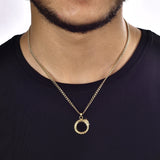 Gold Ouroboros Necklace