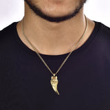 Gold Wolf Fang Necklace
