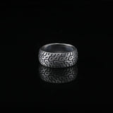 Race Tyre Wedding Band Ring