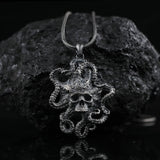Handcraft Unique Octopus Skull Necklace