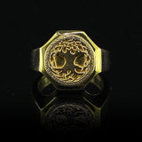 Solid Gold Tree of Life Ring