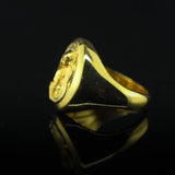 Solid Gold Virgin Mary and Immaculate Baby Jesus Ring