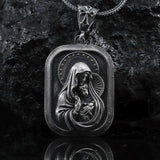Holy Mother and Baby Jesus Pendant