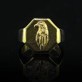 Eagle Gold Solid Gold Signet Ring