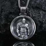 Kratos God of War 3D Medallion Pendant