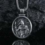 Leonidas King of Sparta Medallion Necklace