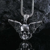 Skull with Wings Necklace