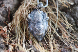 Buffalo Head Silver Pendant