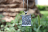 Cleopatra Silver Cartouche Necklace