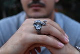 Elephant Silver Ring