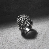 Wounded Medusa Band Ring