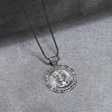 Crucified Jesus Medallion Pendant