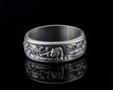 Tiger Wedding Band Ring